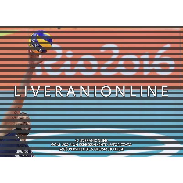 XXXI Olympic Games Giochi Olimpici Rio 2016 Rio de Janeiro - 17.08.2016 Quarti di Finale Pallavolo Maschile Italia vs Iran Nella Foto:Juantorena Osmany /Ph.Vitez-Ag. Aldo Liverani