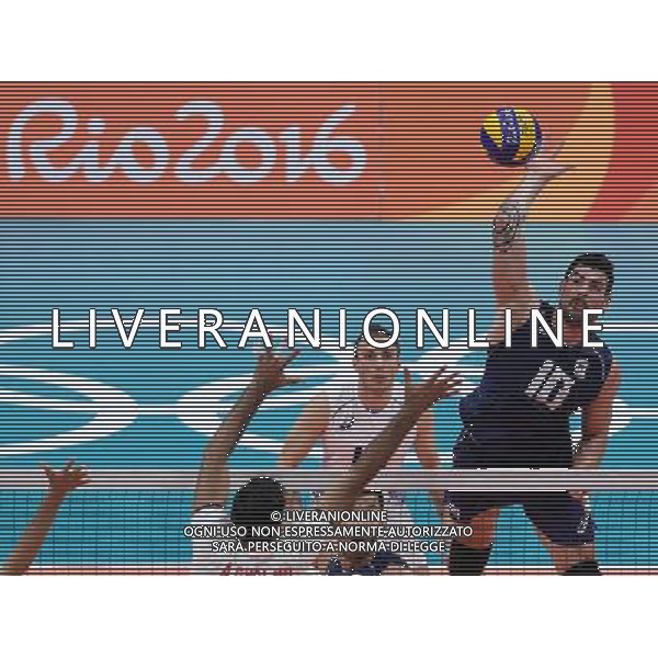 XXXI Olympic Games Giochi Olimpici Rio 2016 Rio de Janeiro - 17.08.2016 Quarti di Finale Pallavolo Maschile Italia vs Iran Nella Foto:Lanza Filippo /Ph.Vitez-Ag. Aldo Liverani