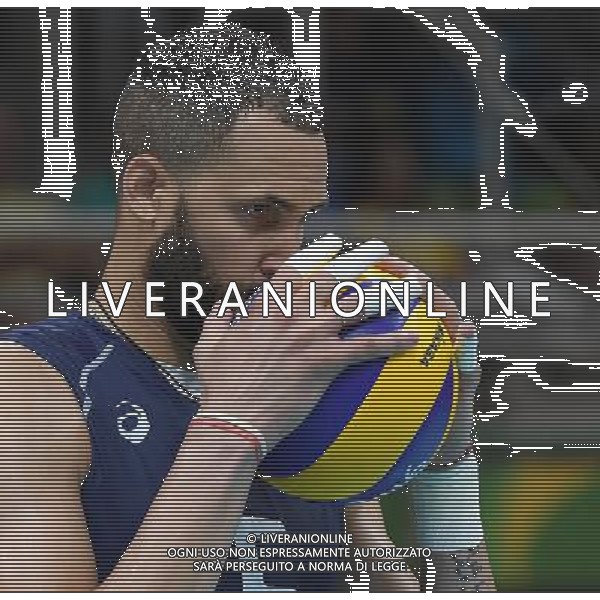 XXXI Olympic Games Giochi Olimpici Rio 2016 Rio de Janeiro - 17.08.2016 Quarti di Finale Pallavolo Maschile Italia vs Iran Nella Foto:Juantorena Osmany /Ph.Vitez-Ag. Aldo Liverani