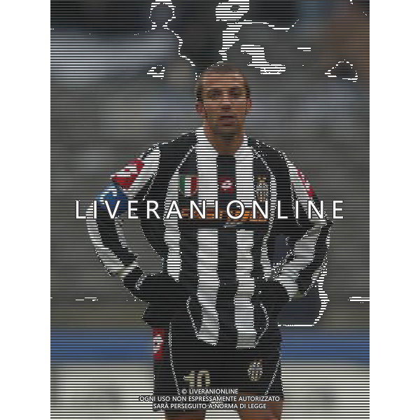 TORINO 12/01/03 JUVENTUS REGGINA NELLA FOTO DEL PIERO ALESSANDRO FOTO ALDO LIVERANI