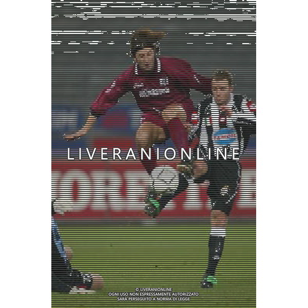 TORINO 18/12/02 COPPA ITALIA 02/03 JUVENTUS REGGINA NELLA FOTO MASSIMO RASTELLI E GIANLUCA PESSOTTO FOTO ALDO LIVERANI