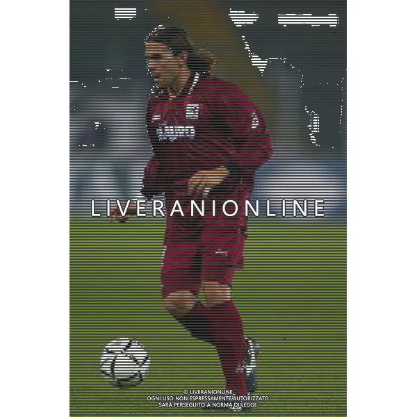 TORINO 18/12/02 COPPA ITALIA 02/03 JUVENTUS REGGINA NELLA FOTO RICARDO VERON FOTO ALDO LIVERANI