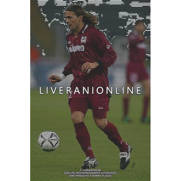 TORINO 18/12/02 COPPA ITALIA 02/03 JUVENTUS REGGINA NELLA FOTO RICARDO VERON FOTO ALDO LIVERANI