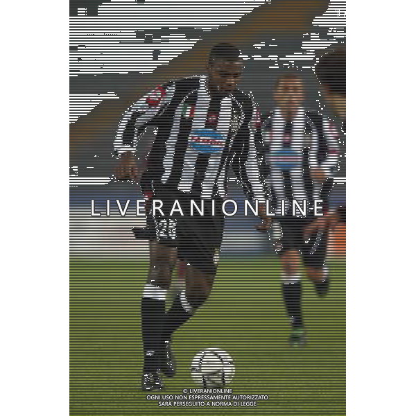 TORINO 18/12/02 COPPA ITALIA 02/03 JUVENTUS REGGINA NELLA FOTO MARCELO ZALAYETA FOTO ALDO LIVERANI