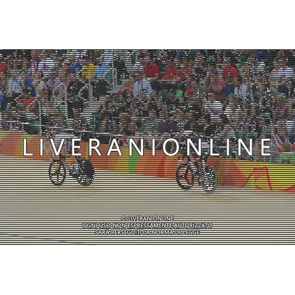 16-08-2016 Giochi Olimpici Pista Donne; Giornata 06; 2016, Germany; 2016, Great Britain; Vogel, Kristina; James, Rebecca; Rio De Janeiro; ©SIROTTI/AGENZIA ALDO LIVERANI SAS