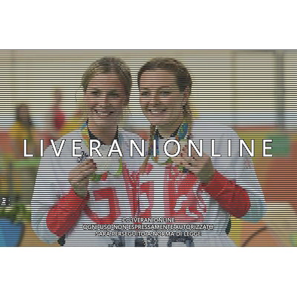16-08-2016 Giochi Olimpici Pista Donne; Giornata 06; 2016, Great Britain; James, Rebecca; Marchant, Katy; Rio De Janeiro; ©sirotti/AGENZIA ALDO LIVERANI SAS
