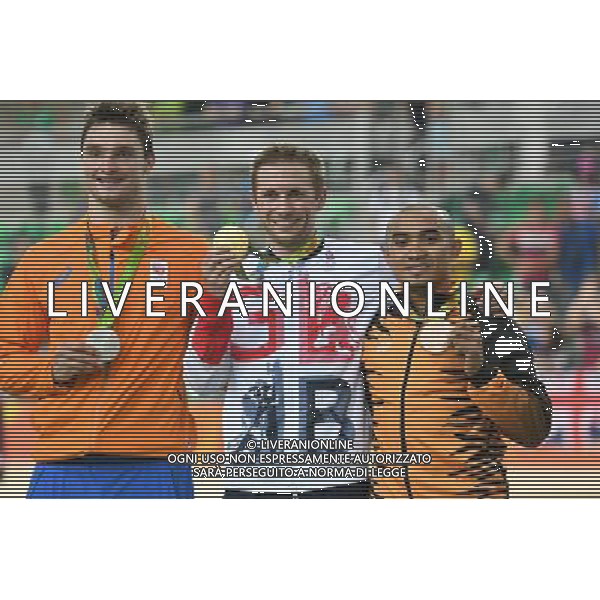 16-08-2016 Giochi Olimpici Pista Uomini; Giornata 06; 2016, Great Britain; 2016, Olanda; 2016, Malesia; Kenny, Jason; Buchli, Matthijs; Awang, Azizulhasni; Rio De Janeiro; ©sirotti/AGENZIA ALDO LIVERANI SAS