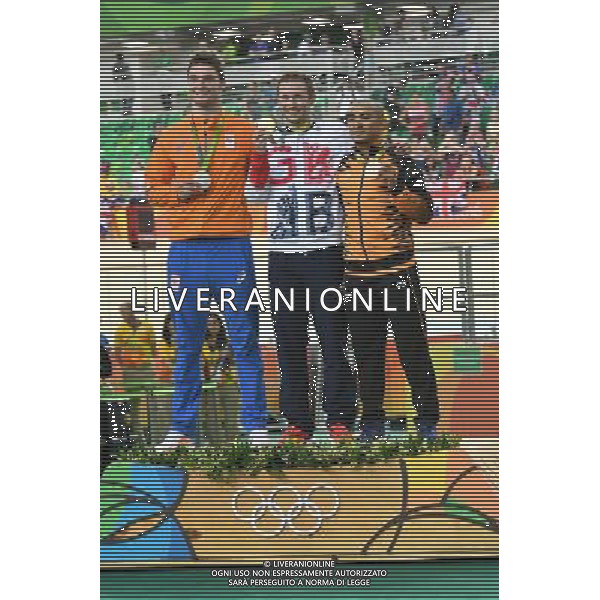 16-08-2016 Giochi Olimpici Pista Uomini; Giornata 06; 2016, Great Britain; 2016, Olanda; 2016, Malesia; Kenny, Jason; Buchli, Matthijs; Awang, Azizulhasni; Rio De Janeiro; ©sirotti/AGENZIA ALDO LIVERANI SAS
