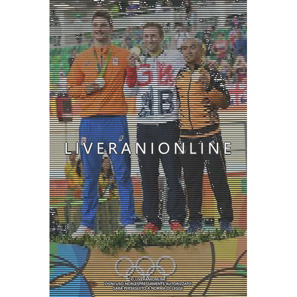 16-08-2016 Giochi Olimpici Pista Uomini; Giornata 06; 2016, Great Britain; 2016, Olanda; 2016, Malesia; Kenny, Jason; Buchli, Matthijs; Awang, Azizulhasni; Rio De Janeiro; ©sirotti/AGENZIA ALDO LIVERANI SAS