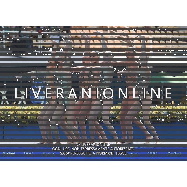 XXXI Olympic Games Giochi Olimpici Rio 2016 Rio de Janeiro - 18.08.2016 Finale Nuoto Sincronizzato Programma Tecnico Nella Foto:Team Russia Chigireva Vlada,Kolesnichenko Svetlana,Romashina Svetlana,Shurochkina Mariia,Ishenko Natalia,Patskevich Aleksandra,Shishkina Alla,Topilina Gelena,Prokofyeva Elena /Ph.Vitez-Ag. Aldo Liverani