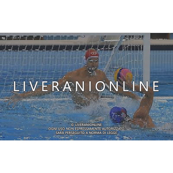 XXXI Olympic Games Giochi Olimpici Rio 2016 Rio de Janeiro - 18.08.2016 Semifinale Pallanuoto Maschile Italia vs Serbia Nella Foto:Nikic Slobodan gol Tempesti Stefano /Ph.Vitez-Ag. Aldo Liverani