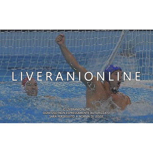 XXXI Olympic Games Giochi Olimpici Rio 2016 Rio de Janeiro - 18.08.2016 Semifinale Pallanuoto Maschile Italia vs Serbia Nella Foto:Nikic Slobodan esulta /Ph.Vitez-Ag. Aldo Liverani