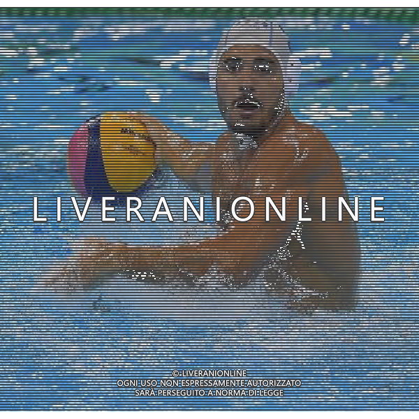 XXXI Olympic Games Giochi Olimpici Rio 2016 Rio de Janeiro - 18.08.2016 Semifinale Pallanuoto Maschile Italia vs Serbia Nella Foto:Di Fulvio Francesco /Ph.Vitez-Ag. Aldo Liverani