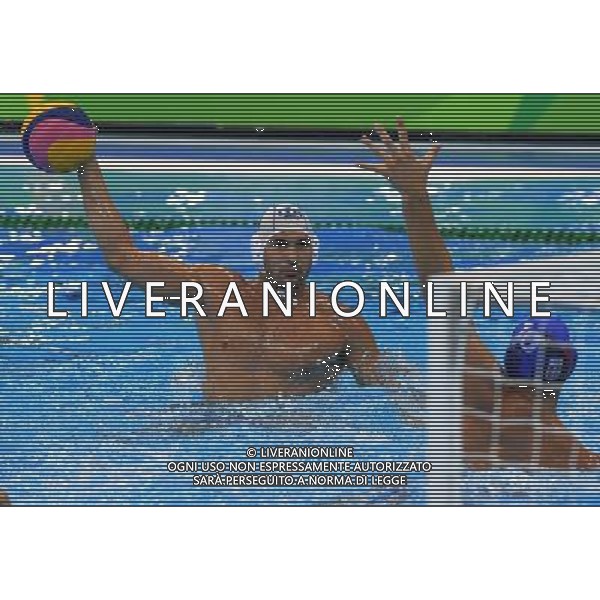 XXXI Olympic Games Giochi Olimpici Rio 2016 Rio de Janeiro - 18.08.2016 Semifinale Pallanuoto Maschile Italia vs Serbia Nella Foto:Figlioli Pietro /Ph.Vitez-Ag. Aldo Liverani