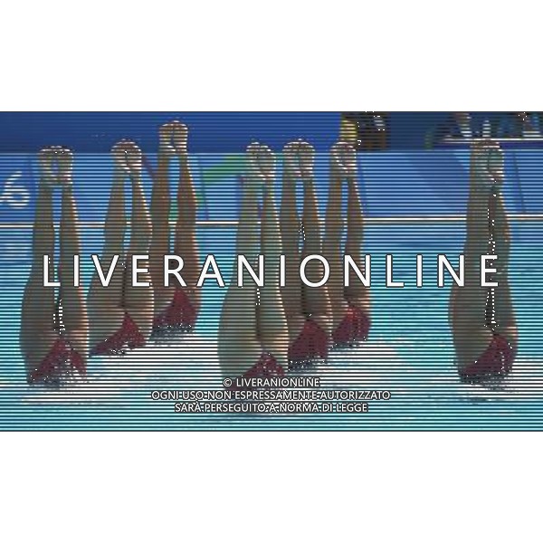 XXXI Olympic Games Giochi Olimpici Rio 2016 Rio de Janeiro - 18.08.2016 Finale Nuoto Sincronizzato Programma Tecnico Nella Foto:Team Brasile Borges Luisa,Feres Beatriz,Lobo Maria Clara,Molinos Lorena,Bruno Maria,Feres Branca,Miccuci Maria,Teixeira Lara,Nogueira Pamela /Ph.Vitez-Ag. Aldo Liverani