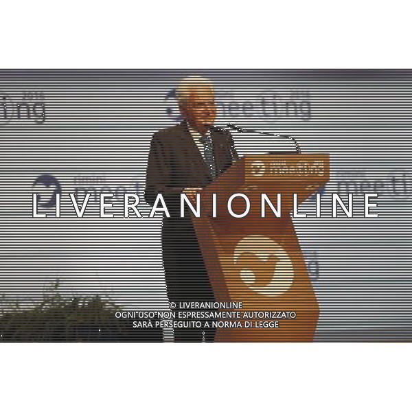 XXXVII edizione del Meeting per l\'amicizia fra i popoli, 19/08/2016, nella foto: IL PRESIDENTE SERGIO MATTARELLA, ©CLAUDIO ZAMAGNI/AGENZIA ALDO LIVERANI S.A.S