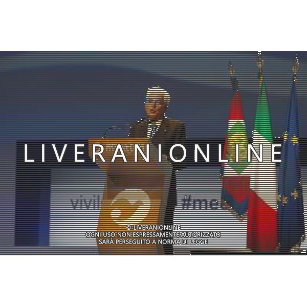 XXXVII edizione del Meeting per l\'amicizia fra i popoli, 19/08/2016, nella foto: IL PRESIDENTE SERGIO MATTARELLA, ©CLAUDIO ZAMAGNI/AGENZIA ALDO LIVERANI S.A.S