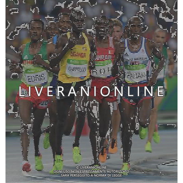 XXXI Olympic Games Giochi Olimpici Rio 2016 Rio de Janeiro - 20.08.2016 Finale 5000m Maschile Nella Foto:Mohamed Farah-Paul Chelimo-Hagos Gebrhiwet -Mohammed Ahmed /Ph.Vitez-Ag. Aldo Liverani