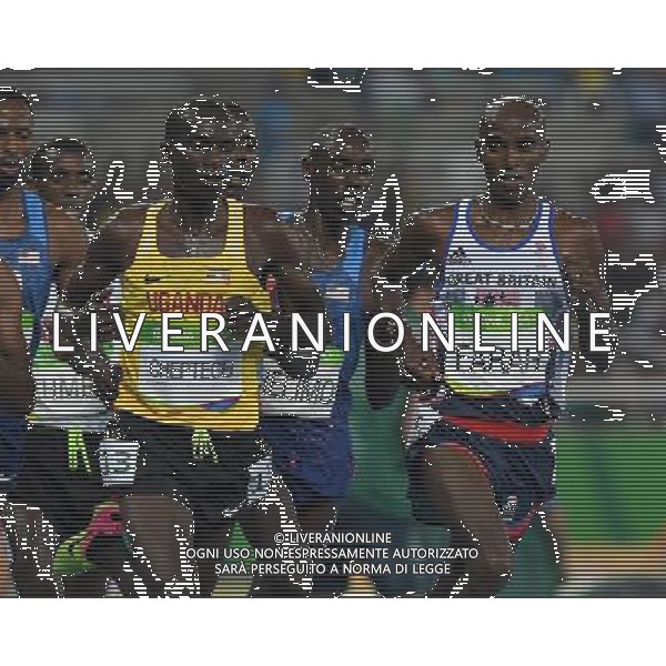 XXXI Olympic Games Giochi Olimpici Rio 2016 Rio de Janeiro - 20.08.2016 Finale 5000m Maschile Nella Foto:Mohamed Farah-Paul Chelimo- - /Ph.Vitez-Ag. Aldo Liverani