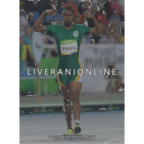 XXXI Olympic Games Giochi Olimpici Rio 2016 Rio de Janeiro - 20.08.2016 Finale 800m Femminile Nella Foto:Semenya esulta /Ph.Vitez-Ag. Aldo Liverani