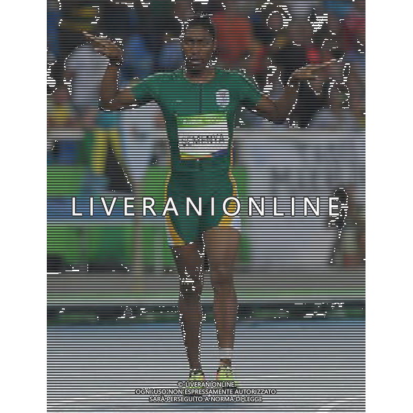 XXXI Olympic Games Giochi Olimpici Rio 2016 Rio de Janeiro - 20.08.2016 Finale 800m Femminile Nella Foto:Semenya esulta /Ph.Vitez-Ag. Aldo Liverani