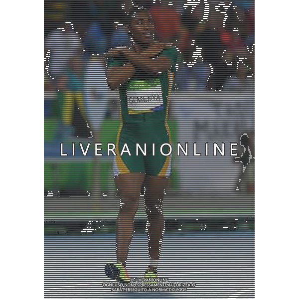 XXXI Olympic Games Giochi Olimpici Rio 2016 Rio de Janeiro - 20.08.2016 Finale 800m Femminile Nella Foto:Semenya esulta /Ph.Vitez-Ag. Aldo Liverani