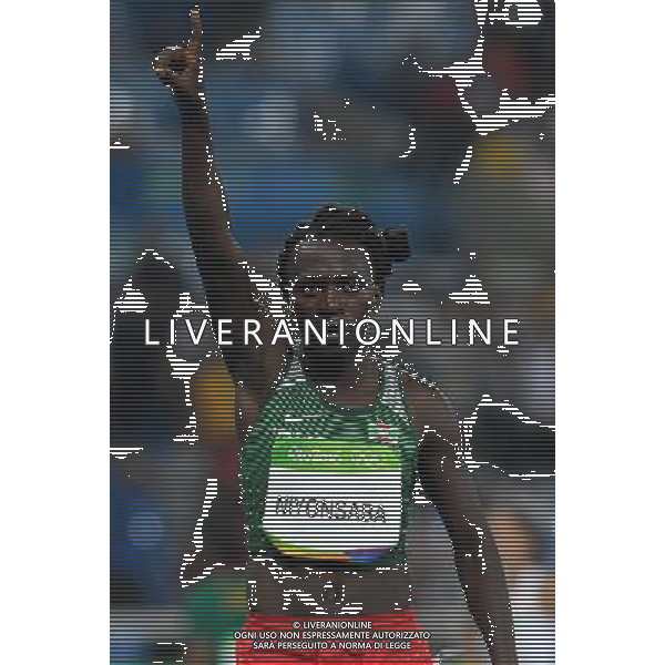 XXXI Olympic Games Giochi Olimpici Rio 2016 Rio de Janeiro - 20.08.2016 Finale 800m Femminile Nella Foto:Niyonsaba esulta /Ph.Vitez-Ag. Aldo Liverani