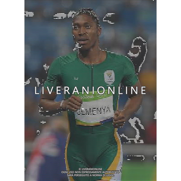 XXXI Olympic Games Giochi Olimpici Rio 2016 Rio de Janeiro - 20.08.2016 Finale 800m Femminile Nella Foto:Semenya esulta /Ph.Vitez-Ag. Aldo Liverani