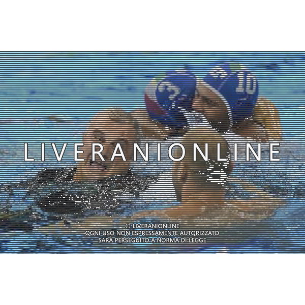 XXXI Olympic Games Giochi Olimpici Rio 2016 Rio de Janeiro - 20.08.2016 Finale per la Medaglia di Bronzo di Pallanuoto Maschile Italia vs Montenegro Nella Foto:Esultanza Italia con Alessandro Campagna /Ph.Andrea Staccioli/Deepbluemedia/Insidefoto/Vitez-Ag. Aldo Liverani