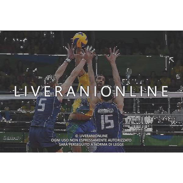 XXXI Olympic Games Giochi Olimpici Rio 2016 Rio de Janeiro - 21.08.2016 Finale Pallavolo Maschile Italia vs Brasile Nella Foto:De Souza Wallace /Ph.Vitez-Ag. Aldo Liverani