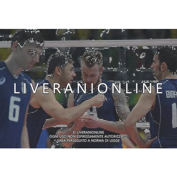 XXXI Olympic Games Giochi Olimpici Rio 2016 Rio de Janeiro - 21.08.2016 Finale Pallavolo Maschile Italia vs Brasile Nella Foto:Delusione Italia Zaytsev Ivane e Buti Simone /Ph.Vitez-Ag. Aldo Liverani