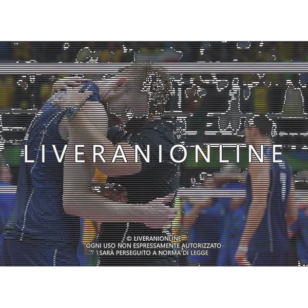 XXXI Olympic Games Giochi Olimpici Rio 2016 Rio de Janeiro - 21.08.2016 Finale Pallavolo Maschile Italia vs Brasile Nella Foto:Zaytsev Ivan e Blengini Gianlorenzo /Ph.Vitez-Ag. Aldo Liverani