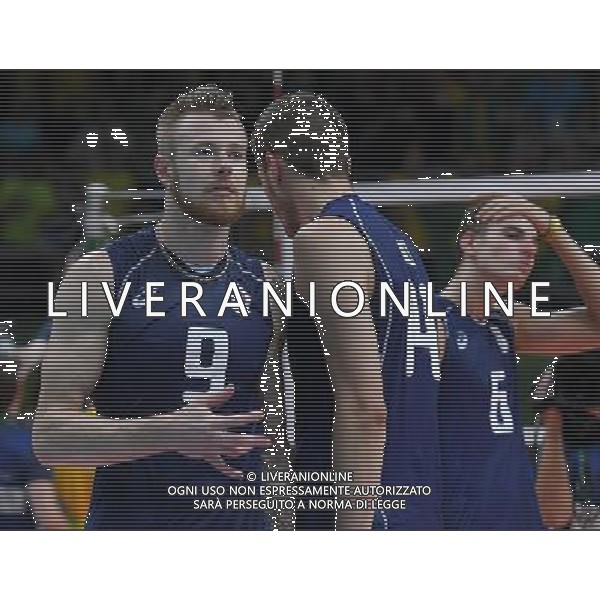 XXXI Olympic Games Giochi Olimpici Rio 2016 Rio de Janeiro - 21.08.2016 Finale Pallavolo Maschile Italia vs Brasile Nella Foto:Zaytsev Ivan delusione /Ph.Vitez-Ag. Aldo Liverani