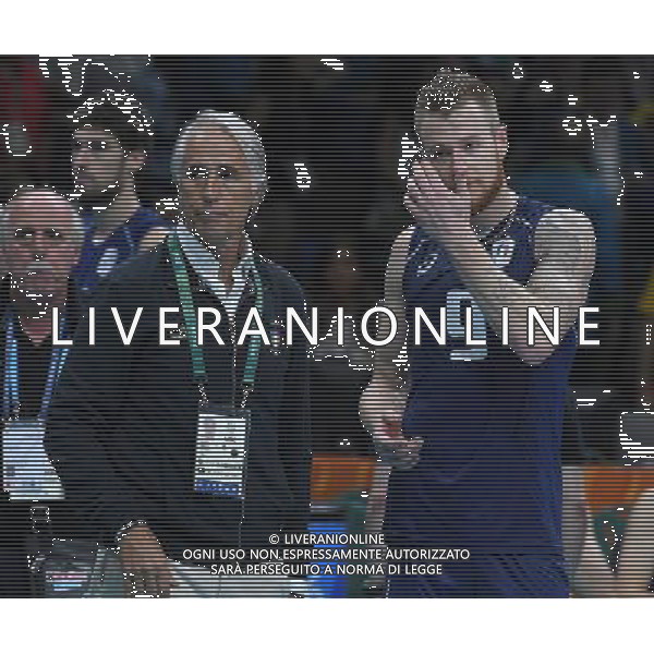 XXXI Olympic Games Giochi Olimpici Rio 2016 Rio de Janeiro - 21.08.2016 Finale Pallavolo Maschile Italia vs Brasile Nella Foto:Malago\' Giovanni consola Zaytsev Ivan /Ph.Vitez-Ag. Aldo Liverani