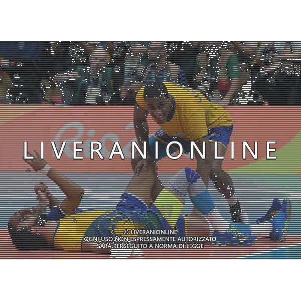 XXXI Olympic Games Giochi Olimpici Rio 2016 Rio de Janeiro - 21.08.2016 Finale Pallavolo Maschile Italia vs Brasile Nella Foto:Gioia Brasile /Ph.Vitez-Ag. Aldo Liverani