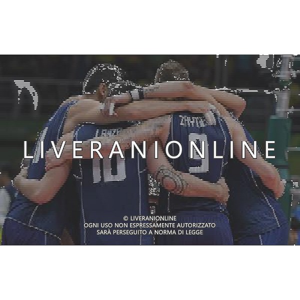 XXXI Olympic Games Giochi Olimpici Rio 2016 Rio de Janeiro - 21.08.2016 Finale Pallavolo Maschile Italia vs Brasile Nella Foto:Gruppo italia abbraccio /Ph.Vitez-Ag. Aldo Liverani