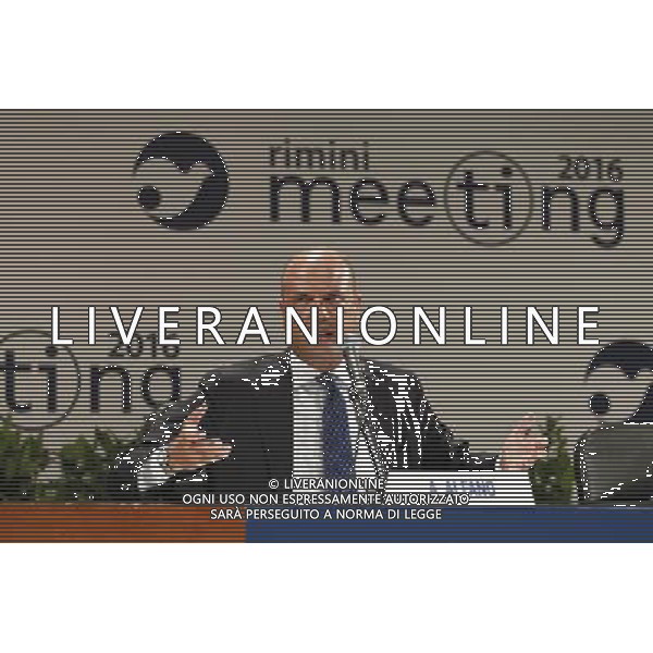 XXXVII edizione del Meeting per l\'amicizia fra i popoli, 22/08/2016, nella foto: IL MINISTRO ANGELINO ALFANO, Â©CLAUDIO ZAMAGNI/AGENZIA ALDO LIVERANI S.A.S