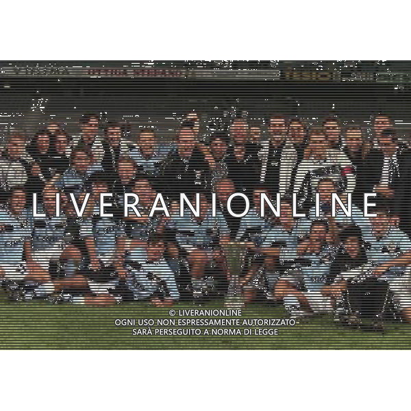 TORINO 29-08-1998 SUPERCOPPA ITALIANA JUVENTUS LAZIO NELLA FOTO LA FORMAZIONE DELLA LAZIO VINCE LA SUPERCOPPA ITALIANA AG ALDO LIVERANI SAS