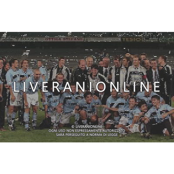TORINO 29-08-1998 SUPERCOPPA ITALIANA JUVENTUS LAZIO NELLA FOTO LA FORMAZIONE DELLA LAZIO VINCE LA SUPERCOPPA ITALIANA AG ALDO LIVERANI SAS