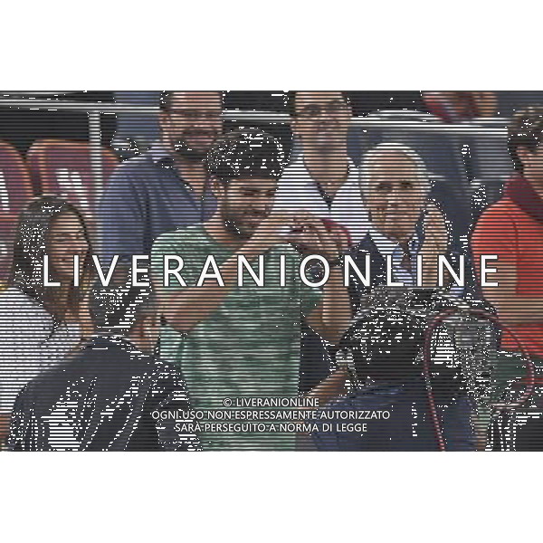 UEFA Champions League 2016-2017 spareggi ritorno - Roma 23.08.2016 - AS Roma vs Porto - nella foto: Daniele Lupo con Giovanni Malago\' in tribuna / Ph. Corradetti-Ag. Aldo Liverani