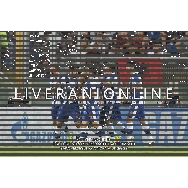 UEFA Champions League 2016-2017 spareggi ritorno - Roma 23.08.2016 - AS Roma vs Porto - nella foto: l\'esultanza dopo il gol di Felipe del 0-1 / Ph. Corradetti-Ag. Aldo Liverani