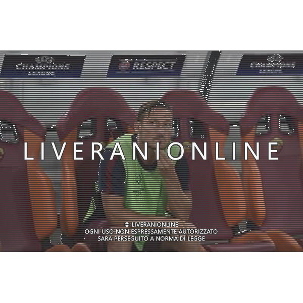 UEFA Champions League 2016-2017 spareggi ritorno - Roma 23.08.2016 - AS Roma vs Porto - nella foto: Francesco Totti in panchina / Ph. Corradetti-Ag. Aldo Liverani