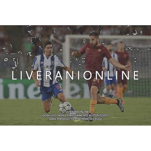 UEFA Champions League 2016-2017 spareggi ritorno - Roma 23.08.2016 - AS Roma vs Porto - nella foto: Kostas Manolas e Andre\' Silva / Ph. Corradetti-Ag. Aldo Liverani