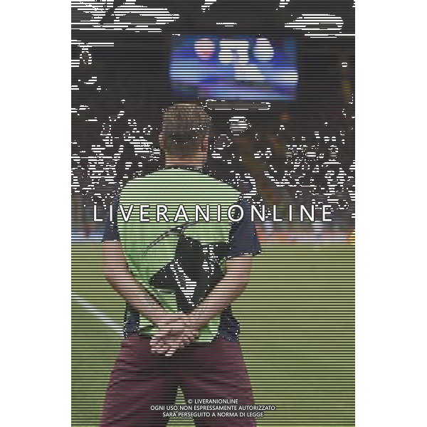 UEFA Champions League 2016-2017 spareggi ritorno - Roma 23.08.2016 - AS Roma vs Porto - nella foto: Francesco Totti osserva il campo / Ph. Corradetti-Ag. Aldo Liverani