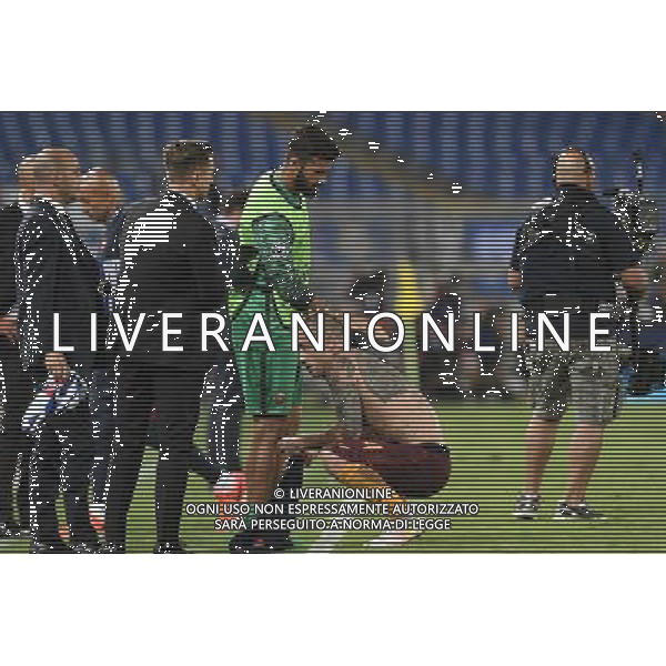 UEFA Champions League 2016-2017 spareggi ritorno - Roma 23.08.2016 - AS Roma vs Porto - nella foto: La delusione di Radja Nainggolan a fine gara / Ph. Corradetti-Ag. Aldo Liverani
