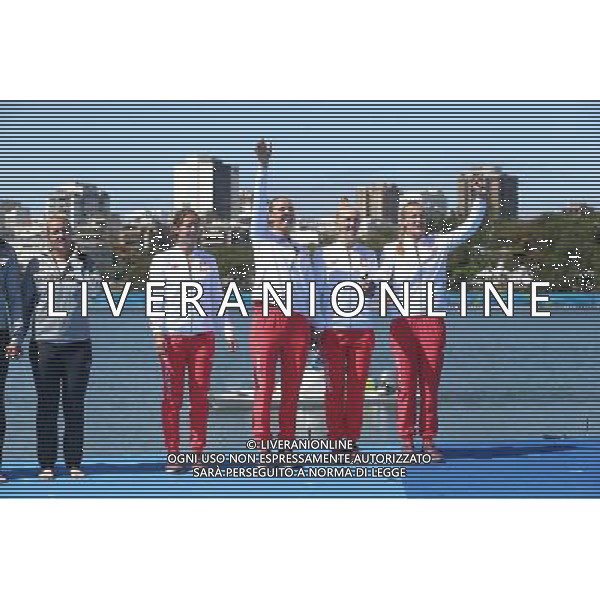 RIO DE JANEIRO, 11.08.2016 WIOSLARSTWO CZWORKA PODWOJNA KOBIET PODWOJNA KOBIET IGRZYSKA OLIMPIJSKIE RIO 2016 , RIO 2016 OLYMPIC GAMES SWIMMING N/Z. MONIKA CIACIUCH, MARIA SPRINGWALD, JOANNA LESZCZYNSKA, AGNIESZKA KOBUS FOTO: TOMASZ MARKOWSKI / NEWSPIX.PL --- Newspix.pl AG ALDO LIVERANI SAS ONLY ITALY *** Local Caption *** www.newspix.pl mail us: info@newspix.pl call us: 0048 022 23 22 222 --- Polish Picture Agency by Ringier Axel Springer Poland