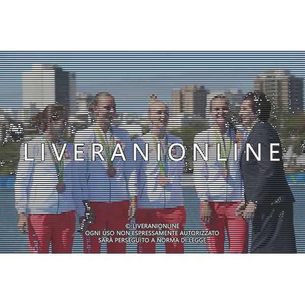 RIO DE JANEIRO, 11.08.2016 WIOSLARSTWO CZWORKA PODWOJNA KOBIET PODWOJNA KOBIET IGRZYSKA OLIMPIJSKIE RIO 2016 , RIO 2016 OLYMPIC GAMES SWIMMING N/Z. MONIKA CIACIUCH, MARIA SPRINGWALD, JOANNA LESZCZYNSKA, AGNIESZKA KOBUS , IRENA SZEWINSKA FOTO: TOMASZ MARKOWSKI / NEWSPIX.PL --- Newspix.pl AG ALDO LIVERANI SAS ONLY ITALY *** Local Caption *** www.newspix.pl mail us: info@newspix.pl call us: 0048 022 23 22 222 --- Polish Picture Agency by Ringier Axel Springer Poland