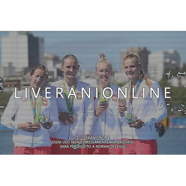 RIO DE JANEIRO, 11.08.2016 WIOSLARSTWO CZWORKA PODWOJNA KOBIET PODWOJNA KOBIET IGRZYSKA OLIMPIJSKIE RIO 2016 , RIO 2016 OLYMPIC GAMES SWIMMING N/Z. MONIKA CIACIUCH, MARIA SPRINGWALD, JOANNA LESZCZYNSKA, AGNIESZKA KOBUS FOTO: TOMASZ MARKOWSKI / NEWSPIX.PL --- Newspix.pl AG ALDO LIVERANI SAS ONLY ITALY *** Local Caption *** www.newspix.pl mail us: info@newspix.pl call us: 0048 022 23 22 222 --- Polish Picture Agency by Ringier Axel Springer Poland