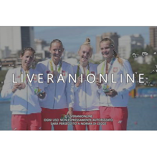 RIO DE JANEIRO, 11.08.2016 WIOSLARSTWO CZWORKA PODWOJNA KOBIET PODWOJNA KOBIET IGRZYSKA OLIMPIJSKIE RIO 2016 , RIO 2016 OLYMPIC GAMES SWIMMING N/Z. MONIKA CIACIUCH, MARIA SPRINGWALD, JOANNA LESZCZYNSKA, AGNIESZKA KOBUS FOTO: TOMASZ MARKOWSKI / NEWSPIX.PL --- Newspix.pl AG ALDO LIVERANI SAS ONLY ITALY *** Local Caption *** www.newspix.pl mail us: info@newspix.pl call us: 0048 022 23 22 222 --- Polish Picture Agency by Ringier Axel Springer Poland