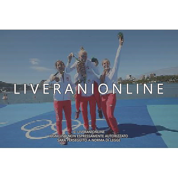RIO DE JANEIRO, 11.08.2016 WIOSLARSTWO CZWORKA PODWOJNA KOBIET PODWOJNA KOBIET IGRZYSKA OLIMPIJSKIE RIO 2016 , RIO 2016 OLYMPIC GAMES SWIMMING N/Z. MONIKA CIACIUCH, MARIA SPRINGWALD, JOANNA LESZCZYNSKA, AGNIESZKA KOBUS FOTO: TOMASZ MARKOWSKI / NEWSPIX.PL --- Newspix.pl AG ALDO LIVERANI SAS ONLY ITALY *** Local Caption *** www.newspix.pl mail us: info@newspix.pl call us: 0048 022 23 22 222 --- Polish Picture Agency by Ringier Axel Springer Poland